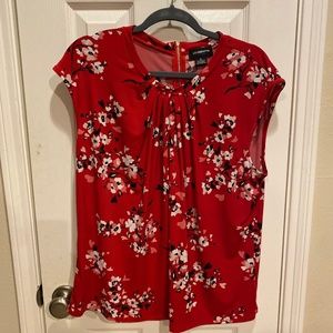 Liz Claiborne Blouse Red XL
